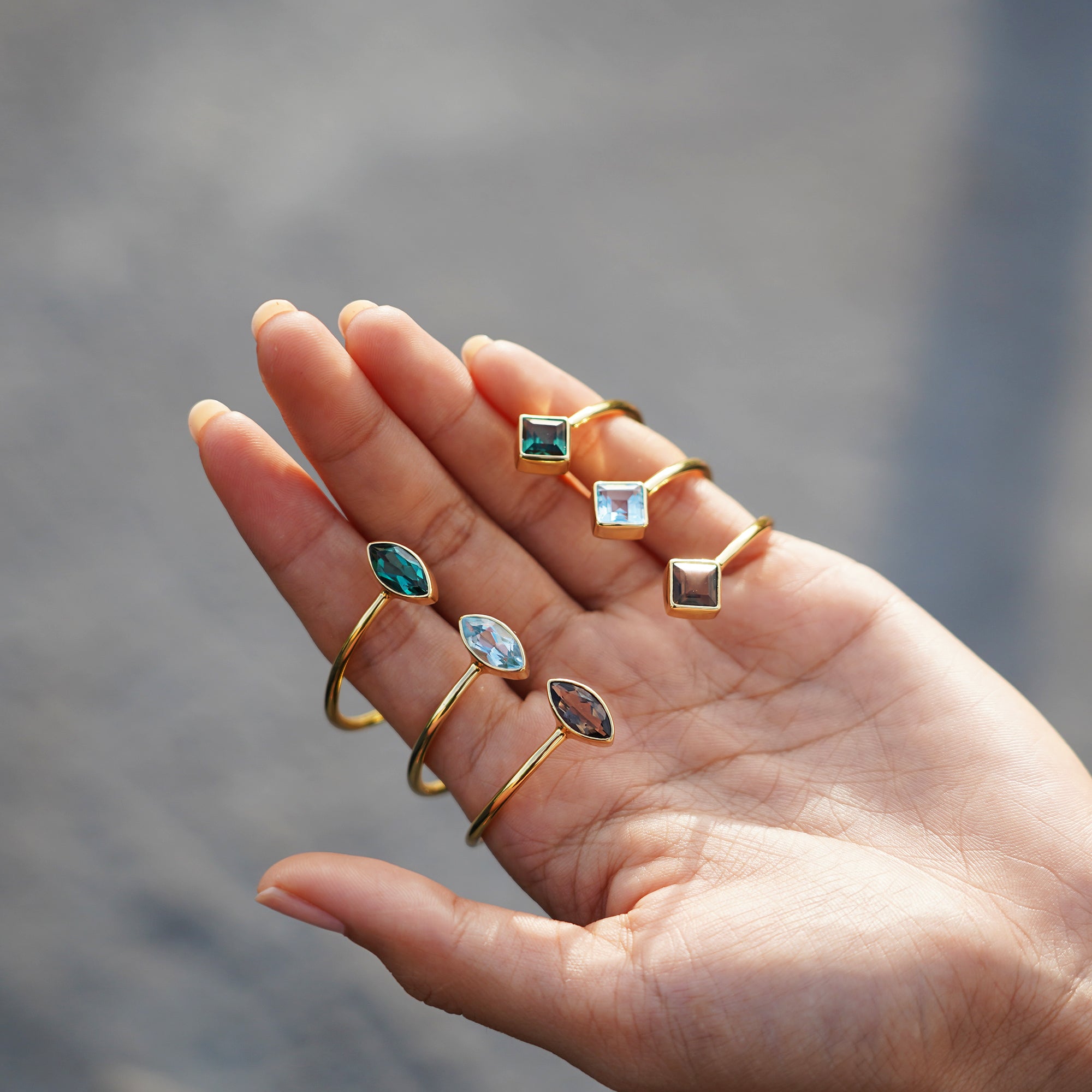 GITA BRACELET - SMOKEY QUARTZ