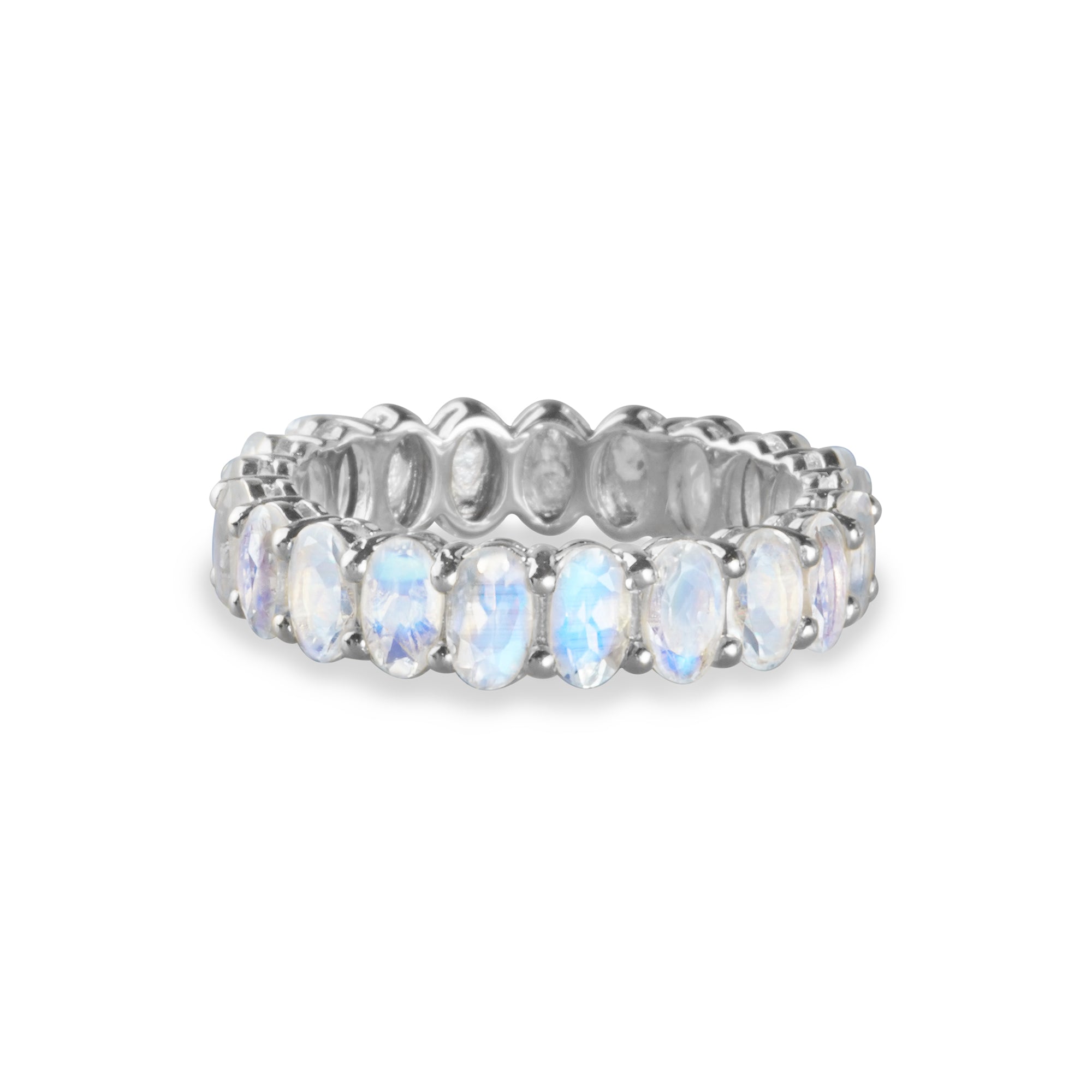 IBU RAINBOW MOONSTONE ETERNITY BAND