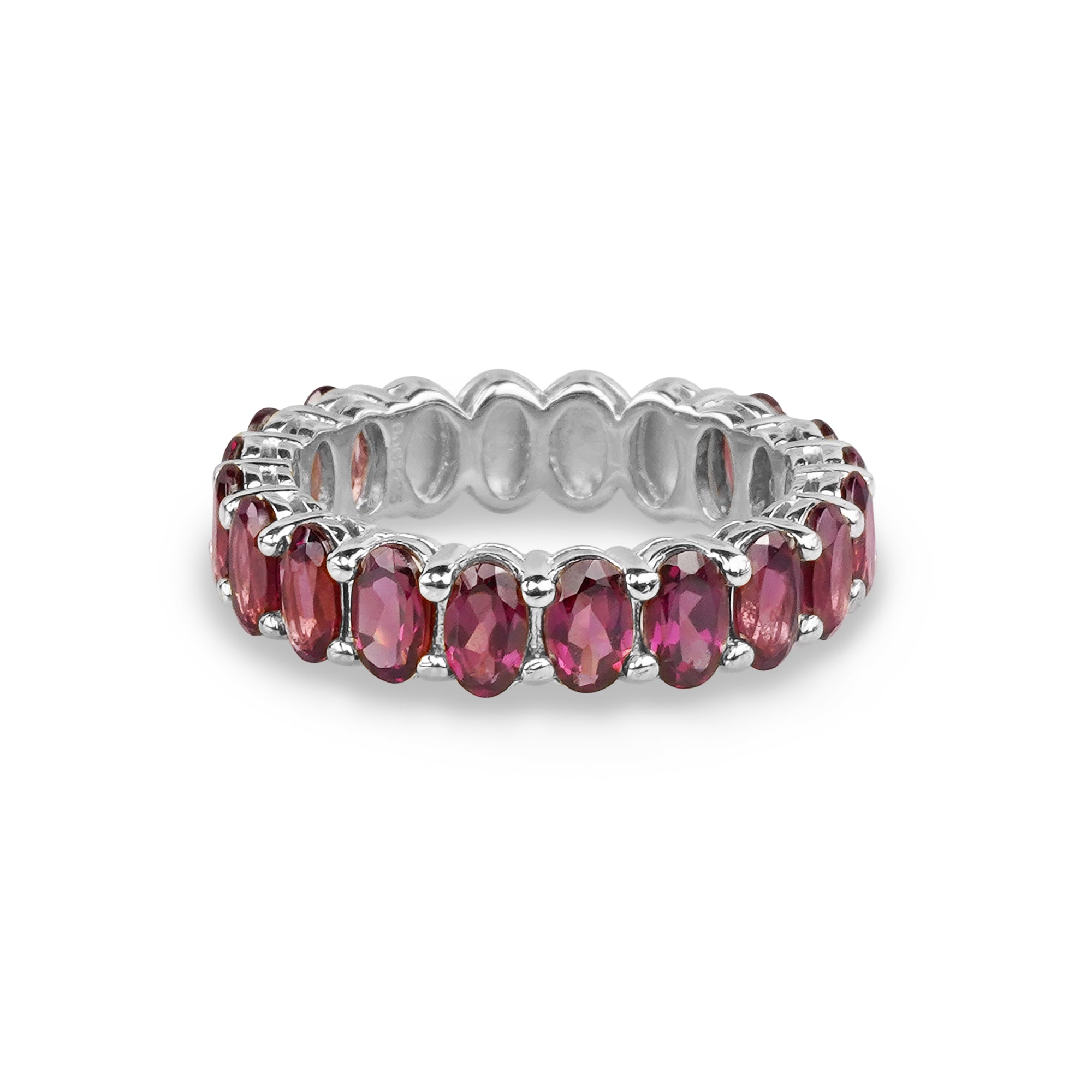 IBU RHODOLITE ETERNITY BAND