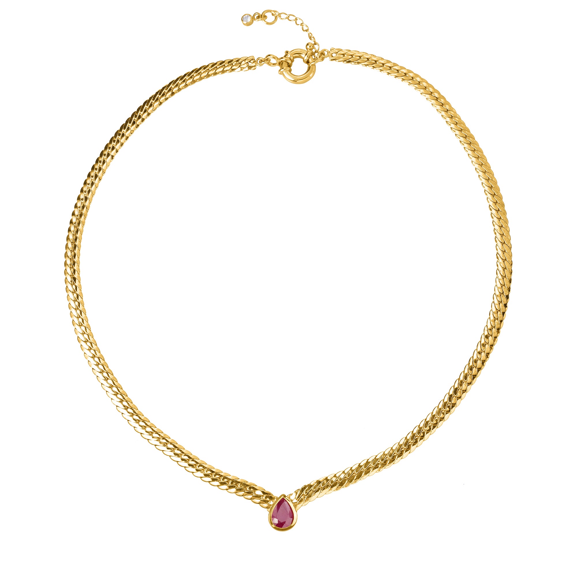 IBU LUXE NECKLACE - RUBY