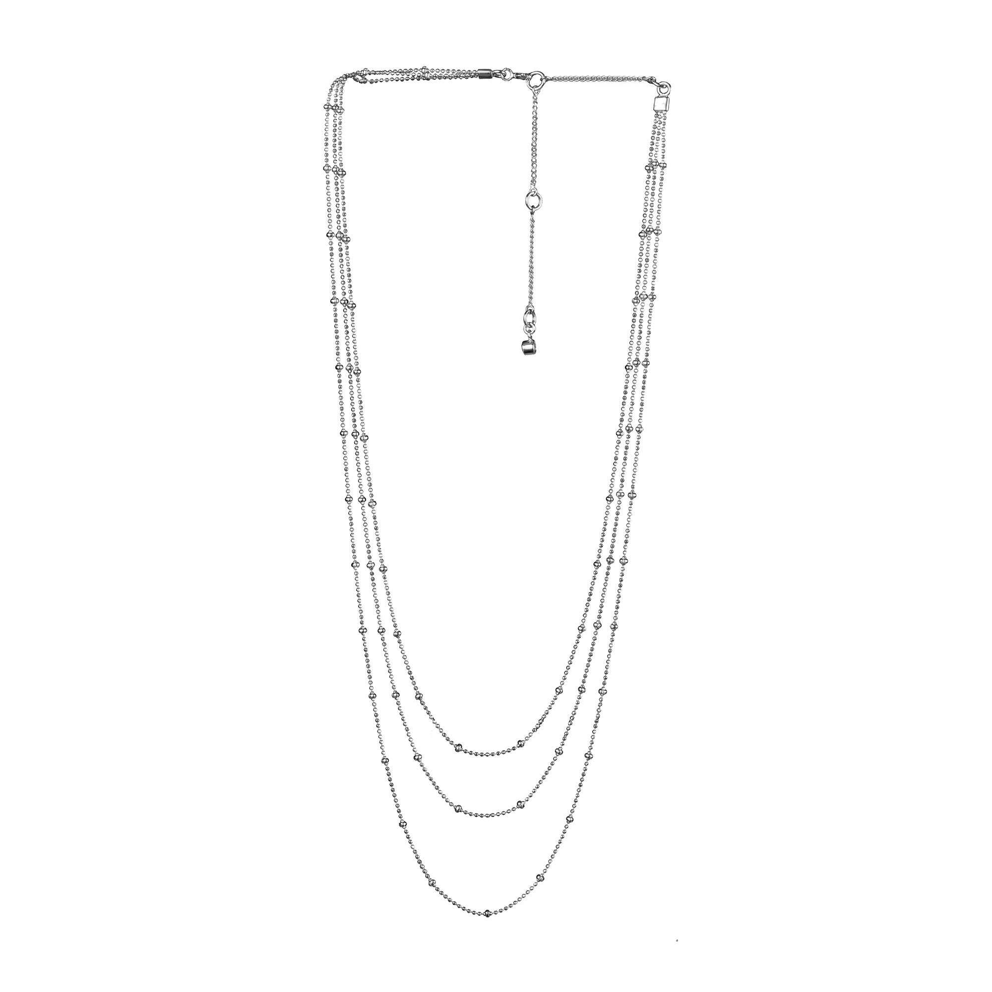 TRIPLE CHAIN NECKLACE