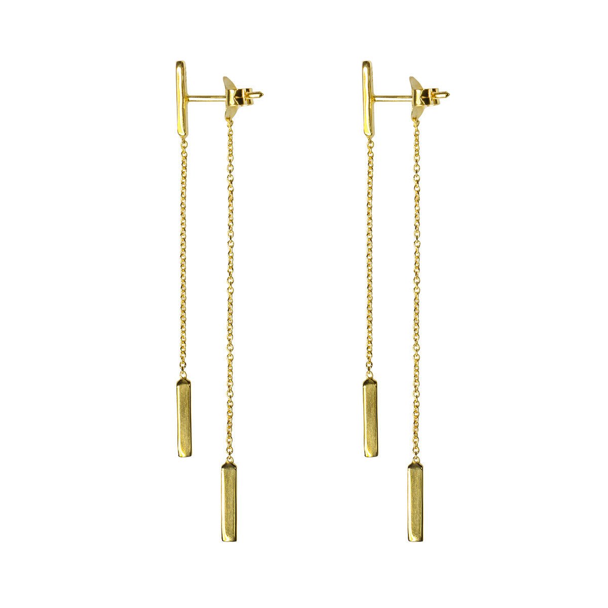 ARUNA BAR DANGLING EARRINGS - BITS OF BALI JEWELRY