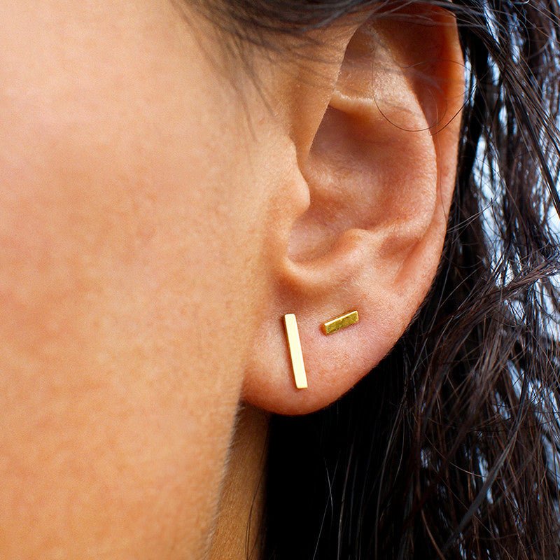 ARUNA BAR EARRINGS - BITS OF BALI JEWELRY