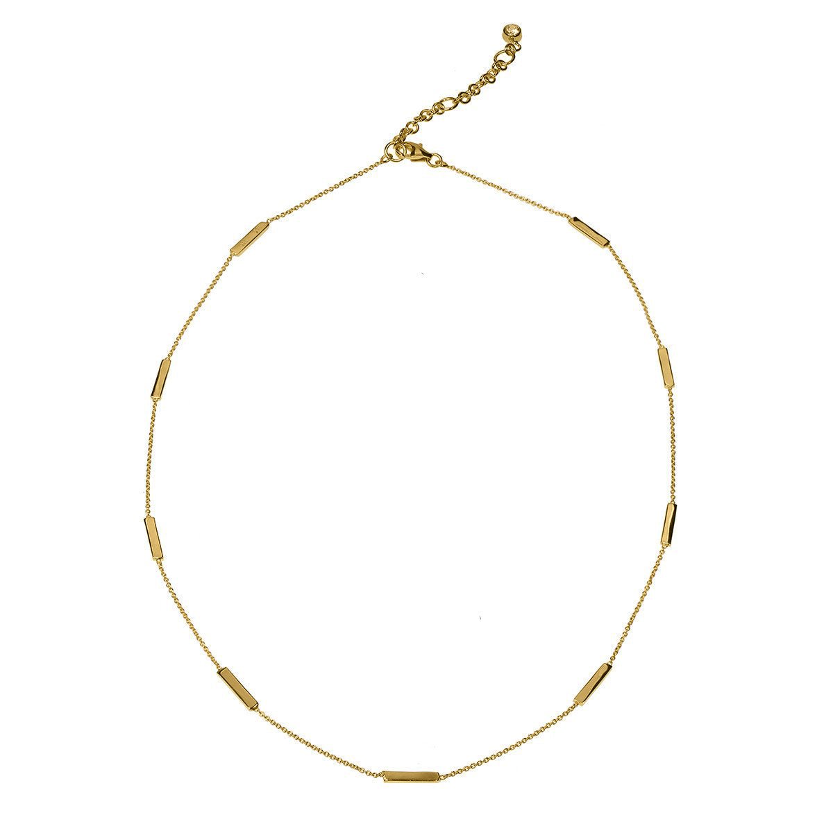 ARUNA HORIZONTAL BAR NECKLACE - BITS OF BALI JEWELRY