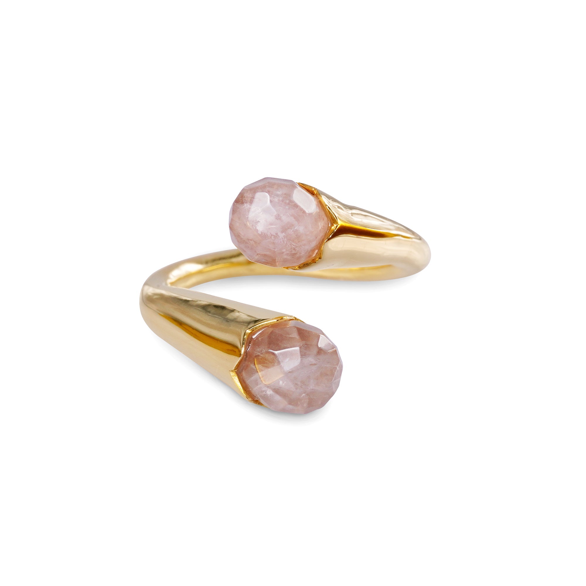 Blooming Ring Ring - Rose Quartz | BITS OF BALI JEWELRY