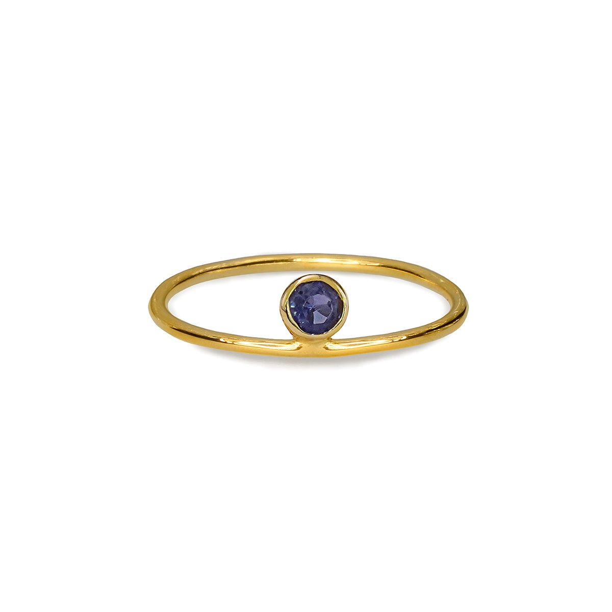 DIPTA TINY RING - IOLITE - BITS OF BALI JEWELRY