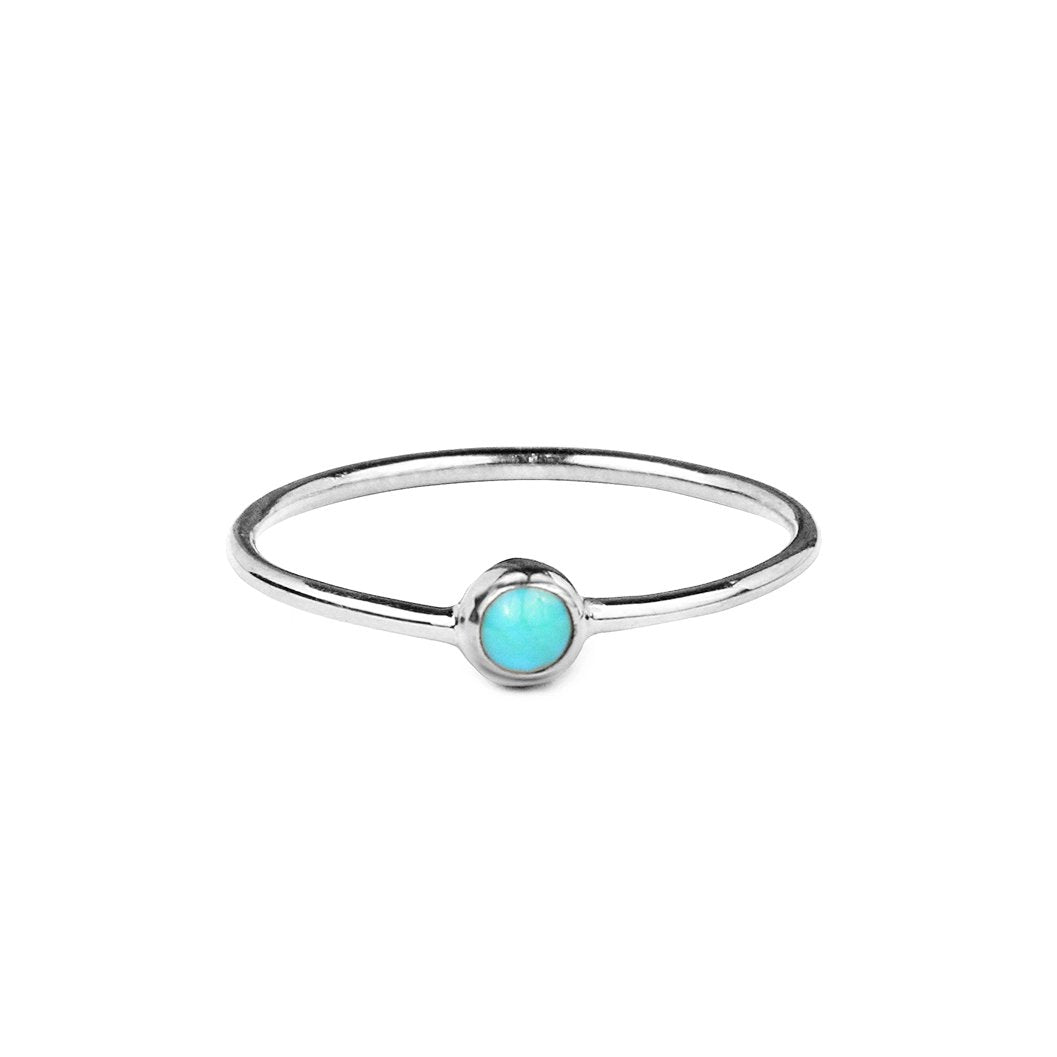 Dipta Tiny Single Bubble Ring - Turquoise | BITS OF BALI JEWELRY