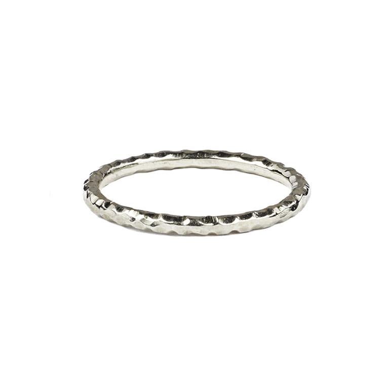 Giri Hammered Plain Ring | BITS OF BALI JEWELRY