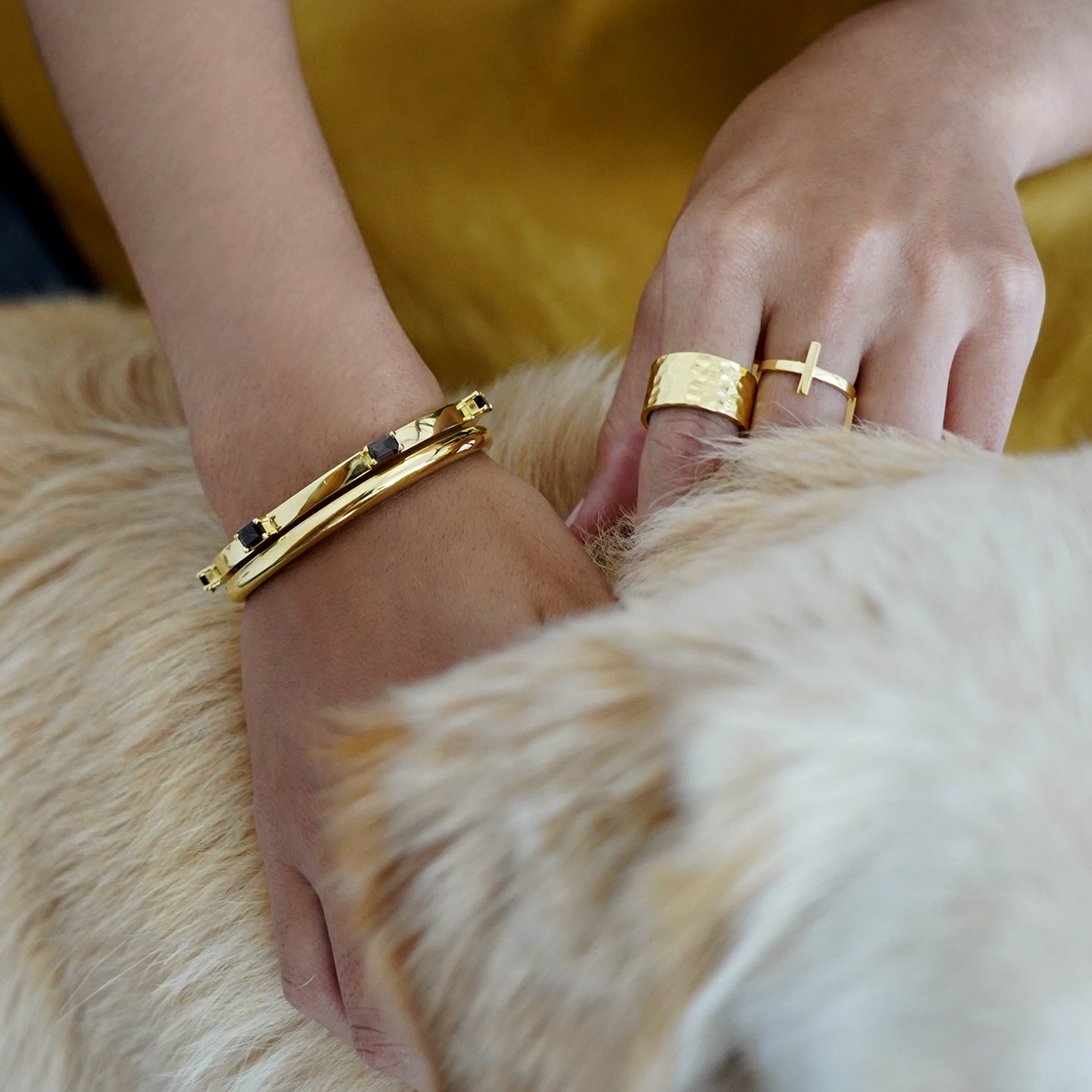 Giri Unisex Hammered Bold Ring | BITS OF BALI JEWELRY