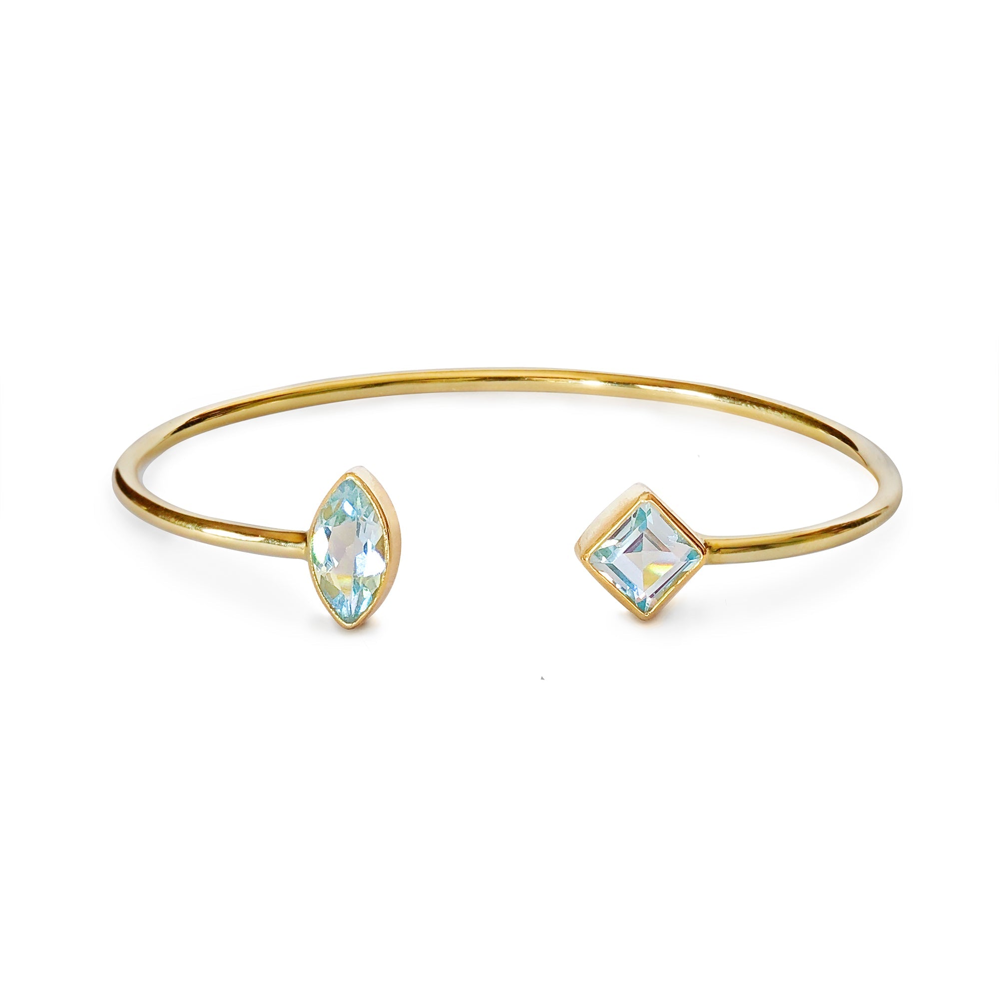 GITA BRACELET - BLUE TOPAZ - BITS OF BALI JEWELRY