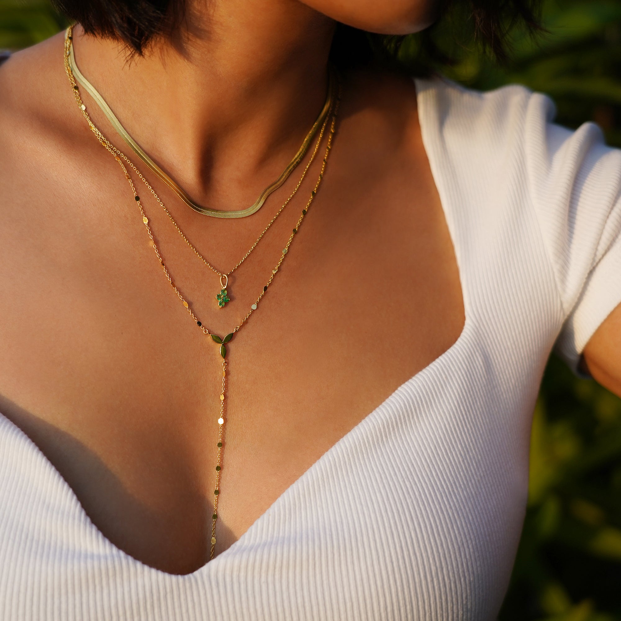 HERRINGBONE CHAIN NECKLACE - BITS OF BALI JEWELRY