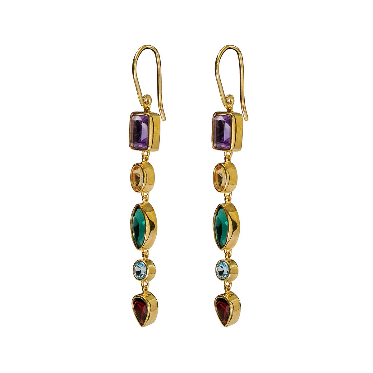 TARA GEMSTONE EARRINGS - Earrings - BITS OF BALI JEWELRY