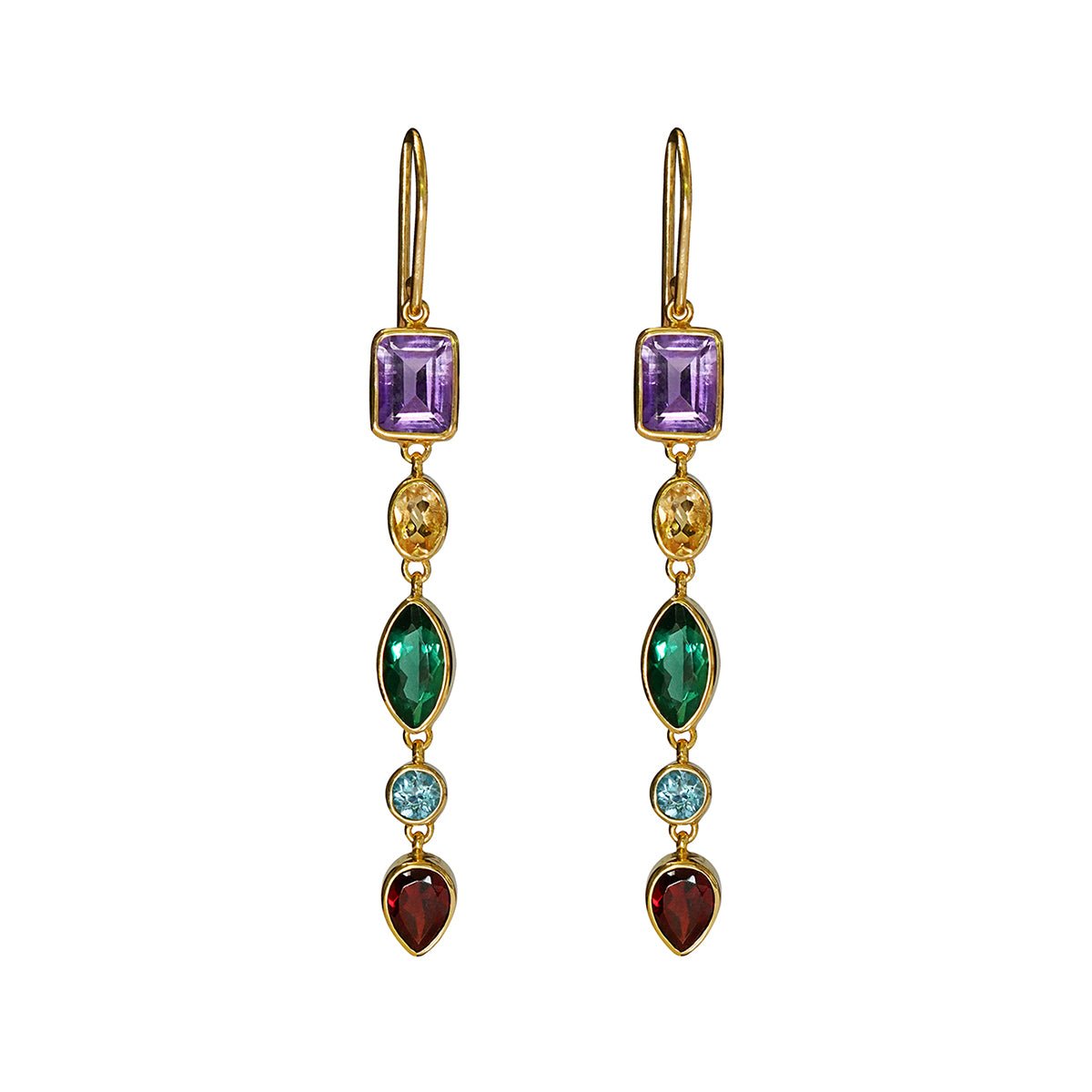 TARA GEMSTONE EARRINGS - Earrings - BITS OF BALI JEWELRY