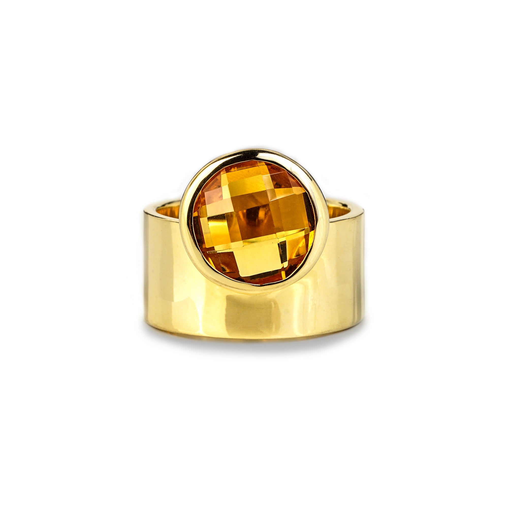 VIRA BOLD RING - CITRINE - Rings - BITS OF BALI JEWELRY